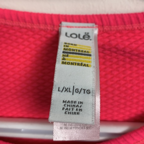 Lole Hot Pink Compression Base Layer w Venting size Large/  Extra Large - Picture 6 of 11